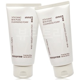 Innisfree Volcanic BHA Pore Cleansing Foam 250g X 2 / 이니스프리 화산송이 바하 모공 클렌징 폼 250g X 2개