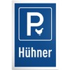 DankeDir! Parking Chickens - 30 x 20 cm Plastic Sign