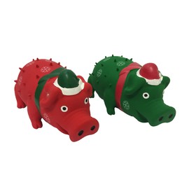 Multipet Holiday Globlets 8" Latex Dog Toy, Assorted