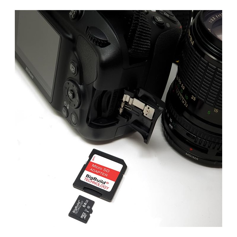 eMemoryCards 64GB Ultra Fast 80MB/s microSDXC Memory Card Compatible with