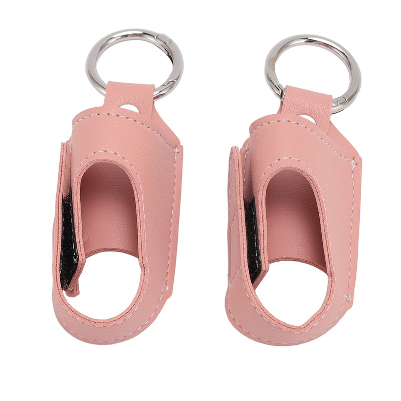2pcs Asthma Inhaler Holder Portable Storage Protective PU Leather Asthma