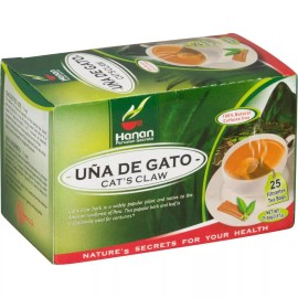 Hanan Cat's Claw 25 Herbal Tea Bags Una de Gato from Peru