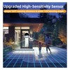 Unikcst Outside Lights with Sensor Mains Powered 240V Black Up