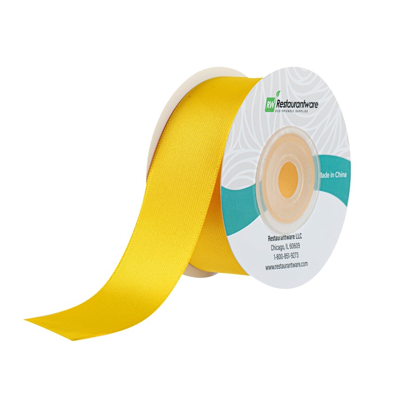 Restaurantware Bows/7073 Ribbons & Bows, 1", Yellow