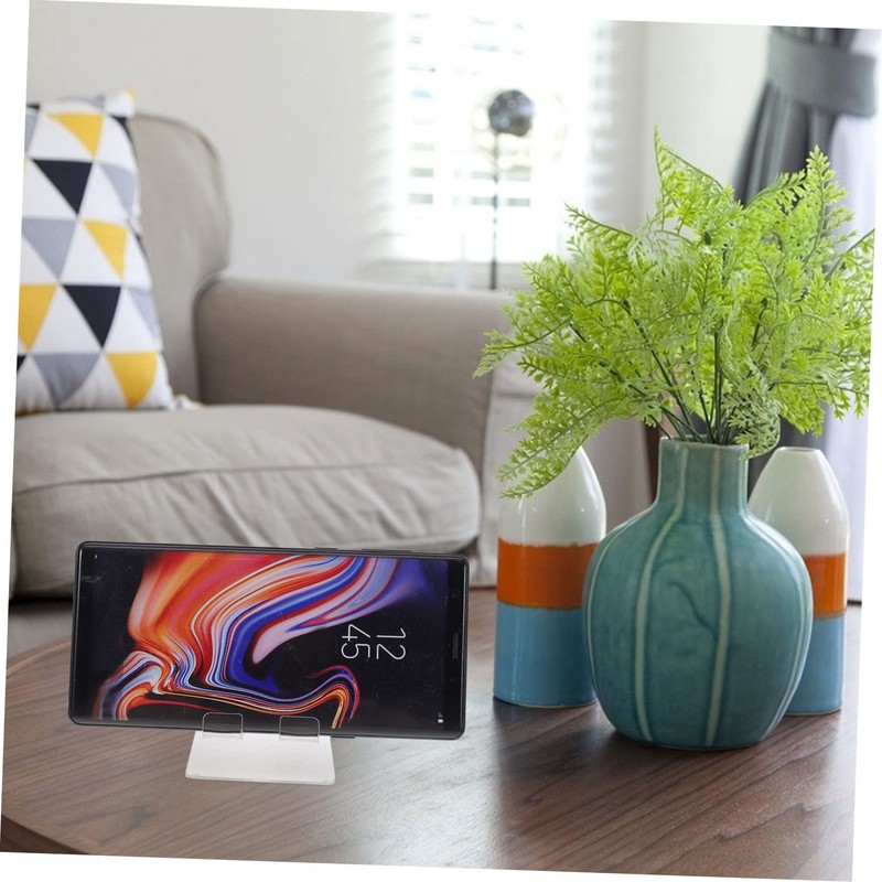 Operitacx 2 Stück Acryl Handyhalterung Mobiler Smartphone für Schreibtisch Eleganter