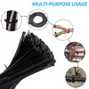 Cable Ties Black 200 x 2.5 mm UV Resistant Adjustable