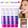 SADOER Triple Whitening Toothpaste, Deep Cleaning Remove Plaque Stains Tartar