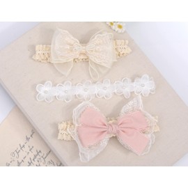 Baby Hair Band, Hair Accessory, Children, Kids, Newborn, Girl, Hair Ornament, 3-piece Set, Wedding, Ceremony, Hinamatsuri, Photography, Beginning Eating, 100th Celebration, First Festival, Kimono