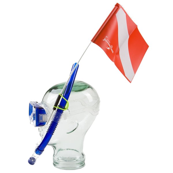 Aqua Small Dive Flag Attaches to Snorkel