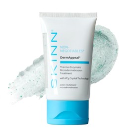 SKINN DermAppeal® Microdermabrasion Treatment for Smoother, Brighter, and Clearer Skin, 2oz - Exfoliating Facial Scrub Removes Dead Skin and Smooths Wrinkles and Fine Lines for Flawless, Glowing Skin
