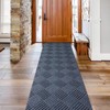 SHNOSU Runner Rugs 2FTx10FT Indoor Outdoor Hallway Runner Rubber Backing