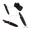 Morodo 8" Chef Knife Scabbard Sheath (Black Nylon)