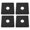 OTOTEC 4PCS Wall Split Flange Aperture 22mm ABS 85.5mm Self-Adhesive