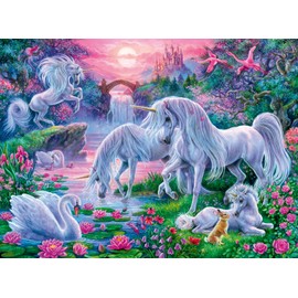 Ravensburger Puzzle 80570 Unicorns Puzzle 2 x 300 Pieces for Children and Adults from 9 Years