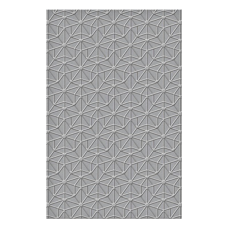 Spellbinders Monoline Stars Embossing Folder, Clear