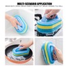 Cleaning Sponge, Comfortable Handle Sponge Brush Sturdy for Bathroom for