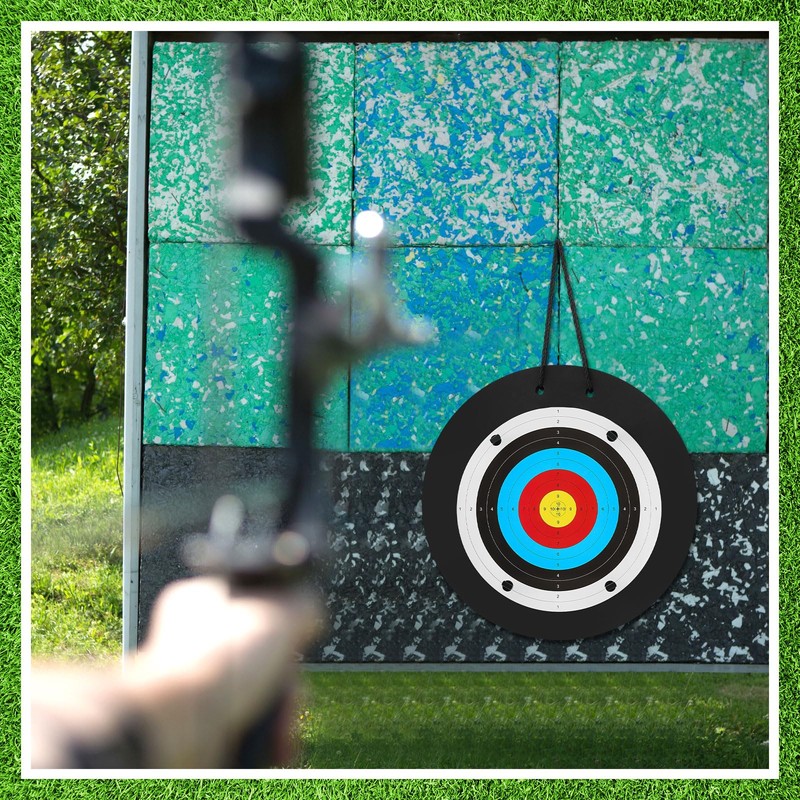 Gemscream 20" Foam Archery Target for Backyard, High-Density Round Archery