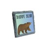 Daddy Bear Slate Coaster – Cute and Rustic Bear-Themed Drink