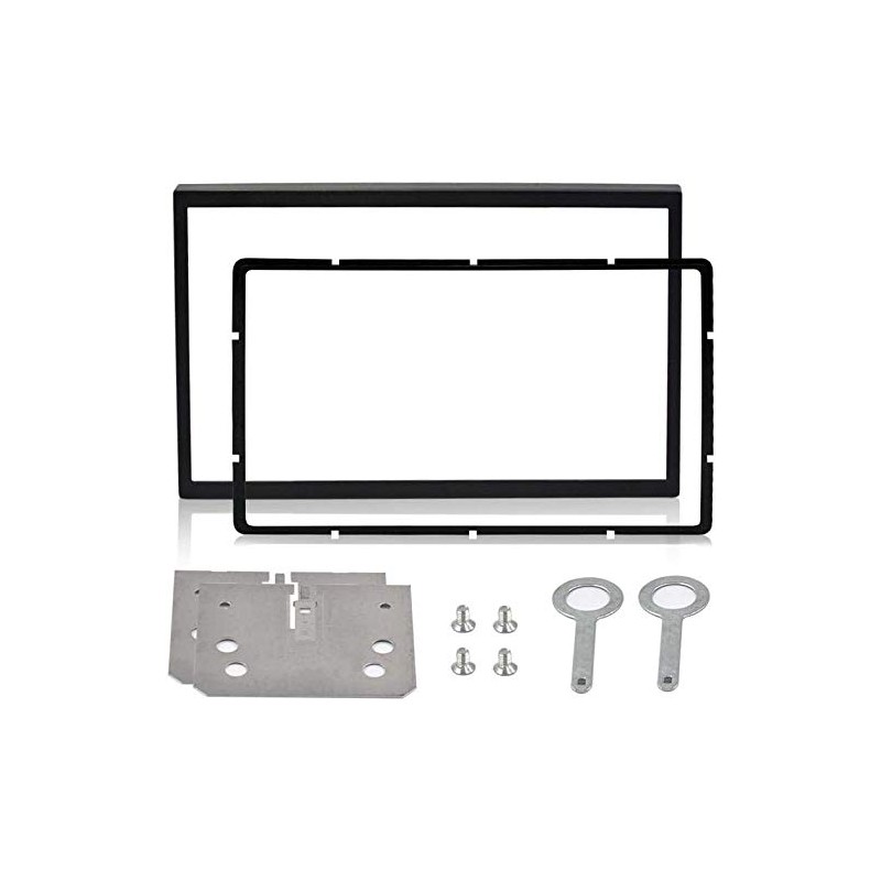 Universal Double DIN Cage with Frame, Installation Dash Kit Cage,