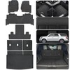 LJWAITO Floor Mats & Cargo Liners & Backrest Mat for