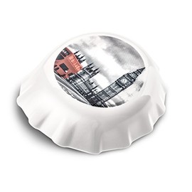 Koziol Design London Bottle Opener, Bottle Opener, Bottle Opener, Plastic, white with neon 3773525