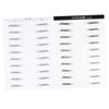 Housoutil 2sets Artificial Eyebrows Eyebrow Patches for Men Easy to