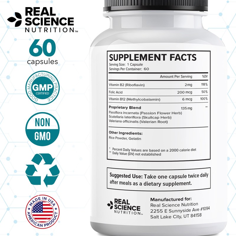 Tremanol Natural Aid Essential Tremor Relief Herbal Supplement for Neurological