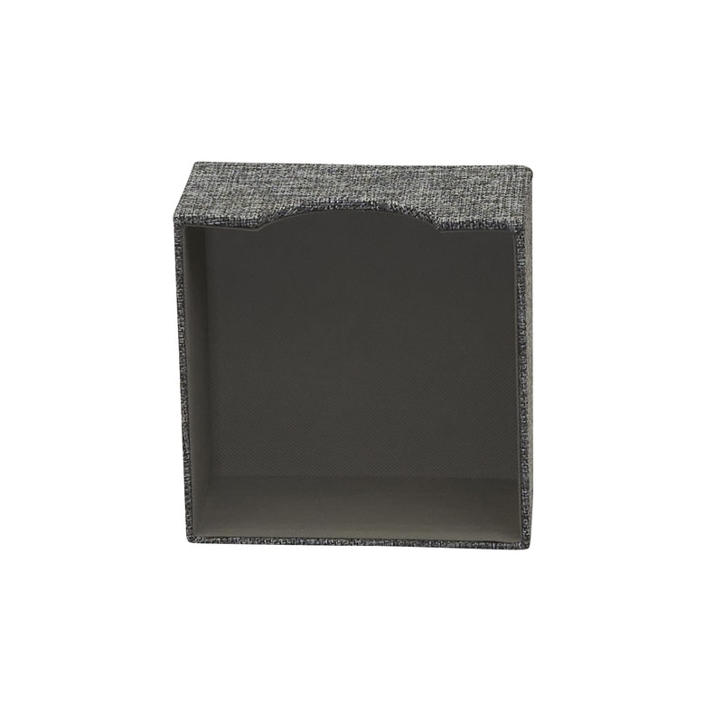 Household Essentials Graphite Small Square Organizer Boxes for Storage |