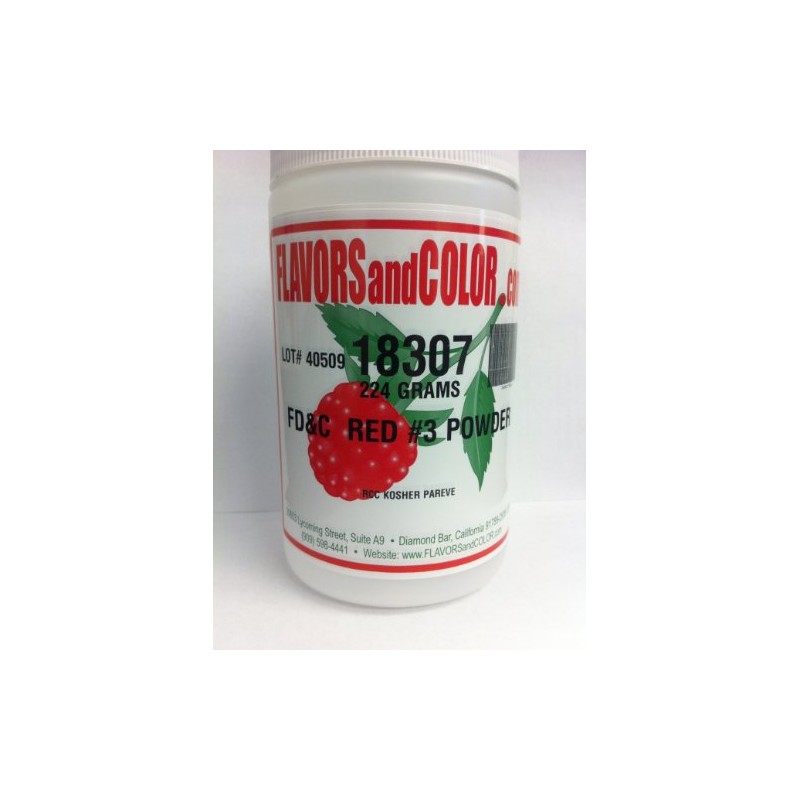 FD&C Red #3 Powder 224 Grams