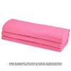 3 x 100% cotton waffle piqué tea towels in pink/kitchen