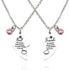 Matching Heart Necklaces for 2 Best Friends Birthday Gifts for