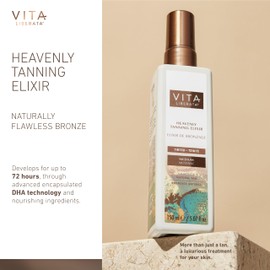 VITA LIBERATA Vita Liberata Heavenly Self Tanning Elixir - Medium - Tinted, Hydrating Self Tan, For Beautifully Bronzed Skin, Formulated with Organic Aloe Vera & Ginkgo Biloba Extract, 150ml