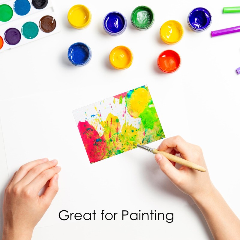 100 Blank Postcards, A6 350gsm Card, Perfect for Craft Projects