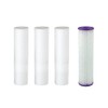 Aquasana 10 Inch Pre-Filter Replacement 3-Pack and Post-Filter Bundle for