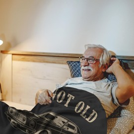 AJIIUSV Gifts for Men, Birthday Gifts for Men, Retirement Gifts for Men, Funny Older Men Gift Ideas, Fathers Day Blanket Gifts for Men Grandpa Dad Husband, Throw Blanket 50" X 60"