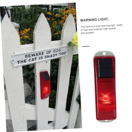 ULTECHNOVO 2pcs Solar Warning Light Solar Caution Signal Light for Outdoor Use Easy to Install Automatic Night Activation for Personal and Professional Safety Applications