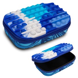 ZIPIT POP Pencil Box for Boys | Fidget Toy | Silicon Sensory Push It Case | L...