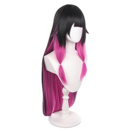 NOKIJP Wig, Moon Girl, Harajin Cosplay, Heat Resistant Wig, Easy to Set, Genshin Impact, Senshina, Third Place Officer, Girl