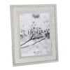 Hestia Photo Frame Crystal Edge with Silver Border 6" x