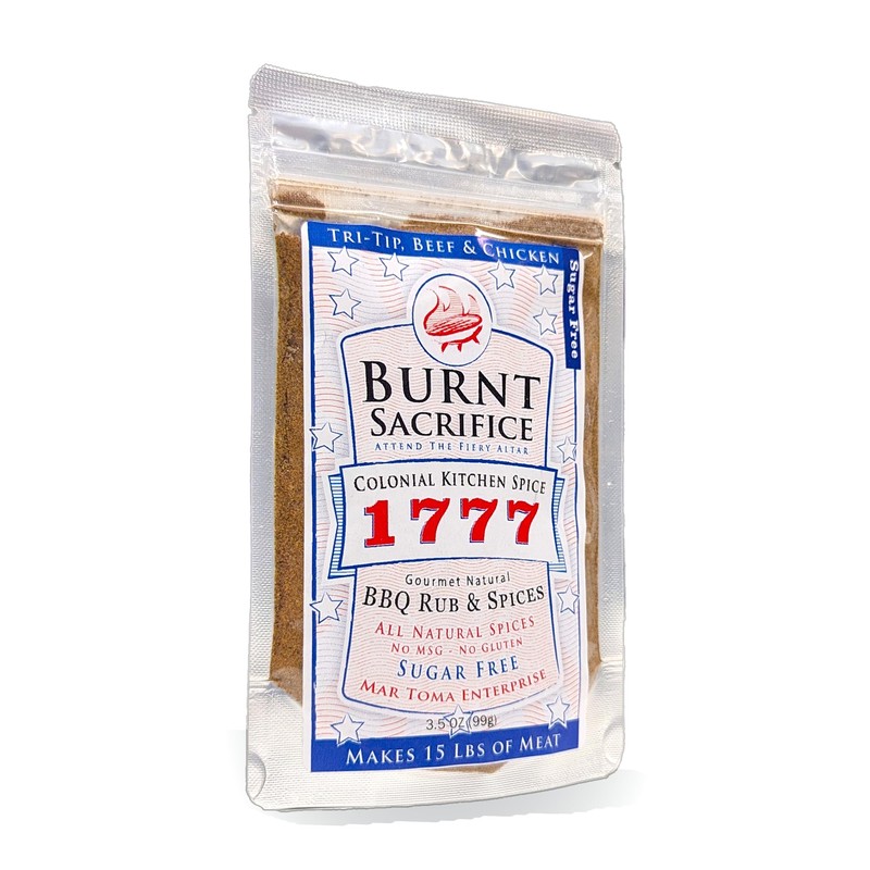 Burnt Sacrifice Big 7 BBQ Rub Spices And Seasonings Set