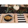 Black and White Striped Paper Table Runner - 25' Long