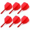 CUESOUL 6 Pieces ROST Integrated Dart Shaft and Flights