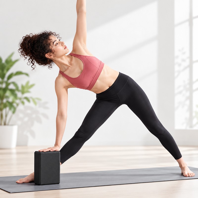 EVA Foam Yoga Block for Stretching & Fitness – Lightweight