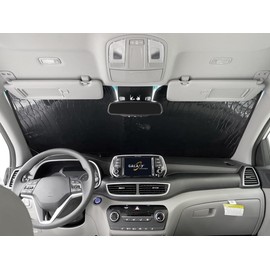 Galaxy Auto Shield Custom Fit Reflective Windshield Sun Shade for 2025 Mazda CX-70 SUV, Premium, PHEV, Insulated Window Sunshade Privacy Accessories Blockout UV Reflector Protection - Made in USA