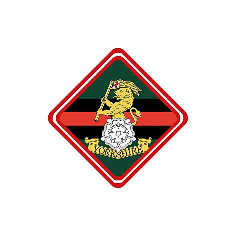 Personalisedjust4u Yorkshire Regiment Military Metal Car Window Sign