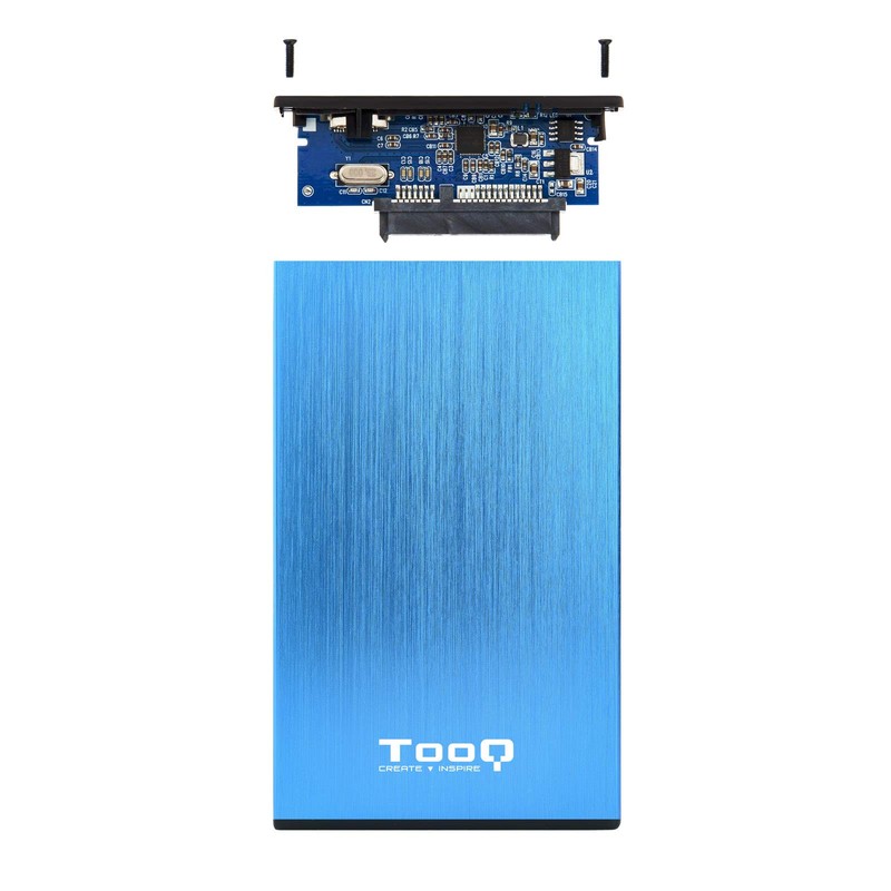 TOOQ TQE-2527BL - 2.5 inch HDD Enclosure (SATA I/II/III up