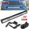 SI For 05-15 TOYOTA Tacoma Bumper Hidden Grille 32"IN LED