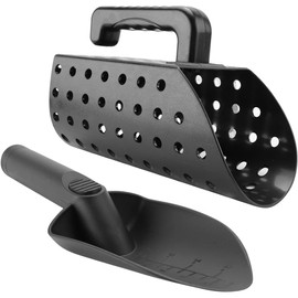 Metal Detector Accessories,Metal Detection,Sand Spoon and Shovel Set,Hand Tool,Sifter Shovel,Digging Tool,for Beach,Treasure Hunt,Gardening,Camping