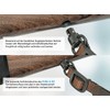HALDER Unisex Push And Go Strap Hanger Set, Matte Black,