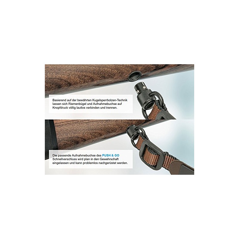 HALDER Unisex Push And Go Strap Hanger Set, Matte Black,